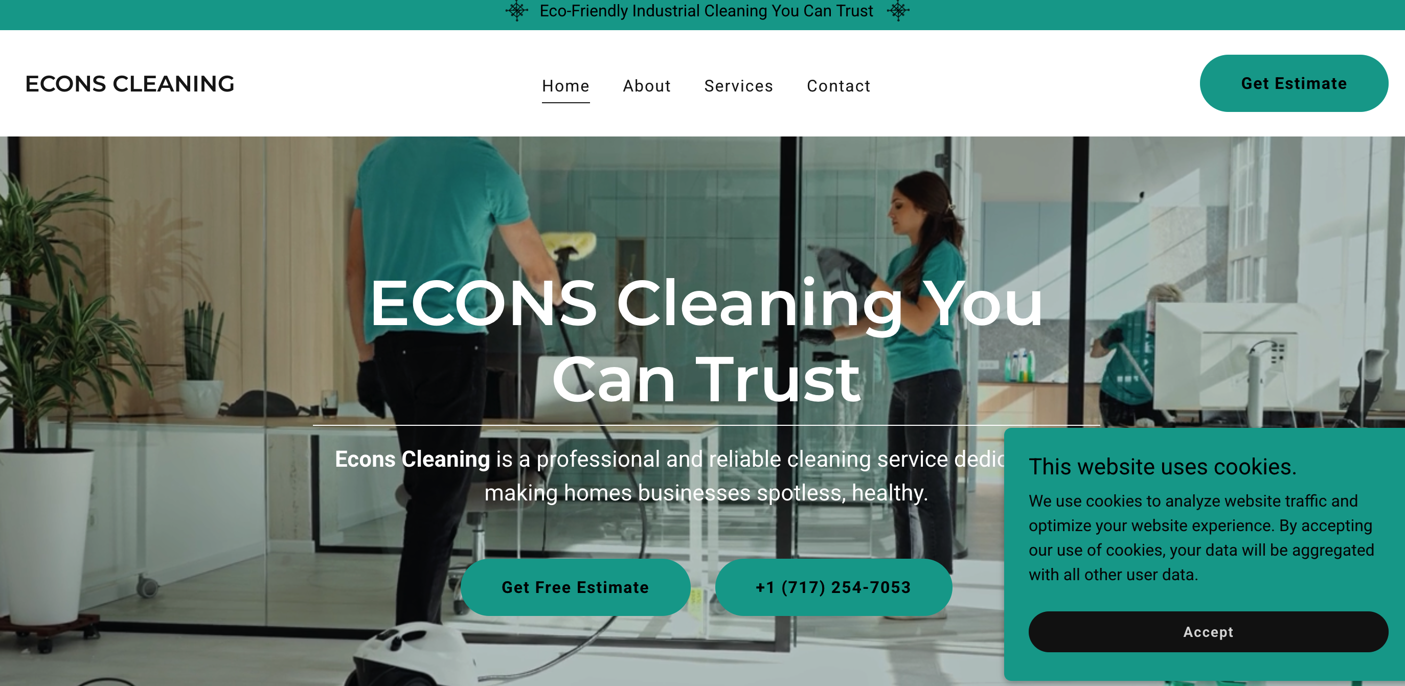 Econs Cleaning Website