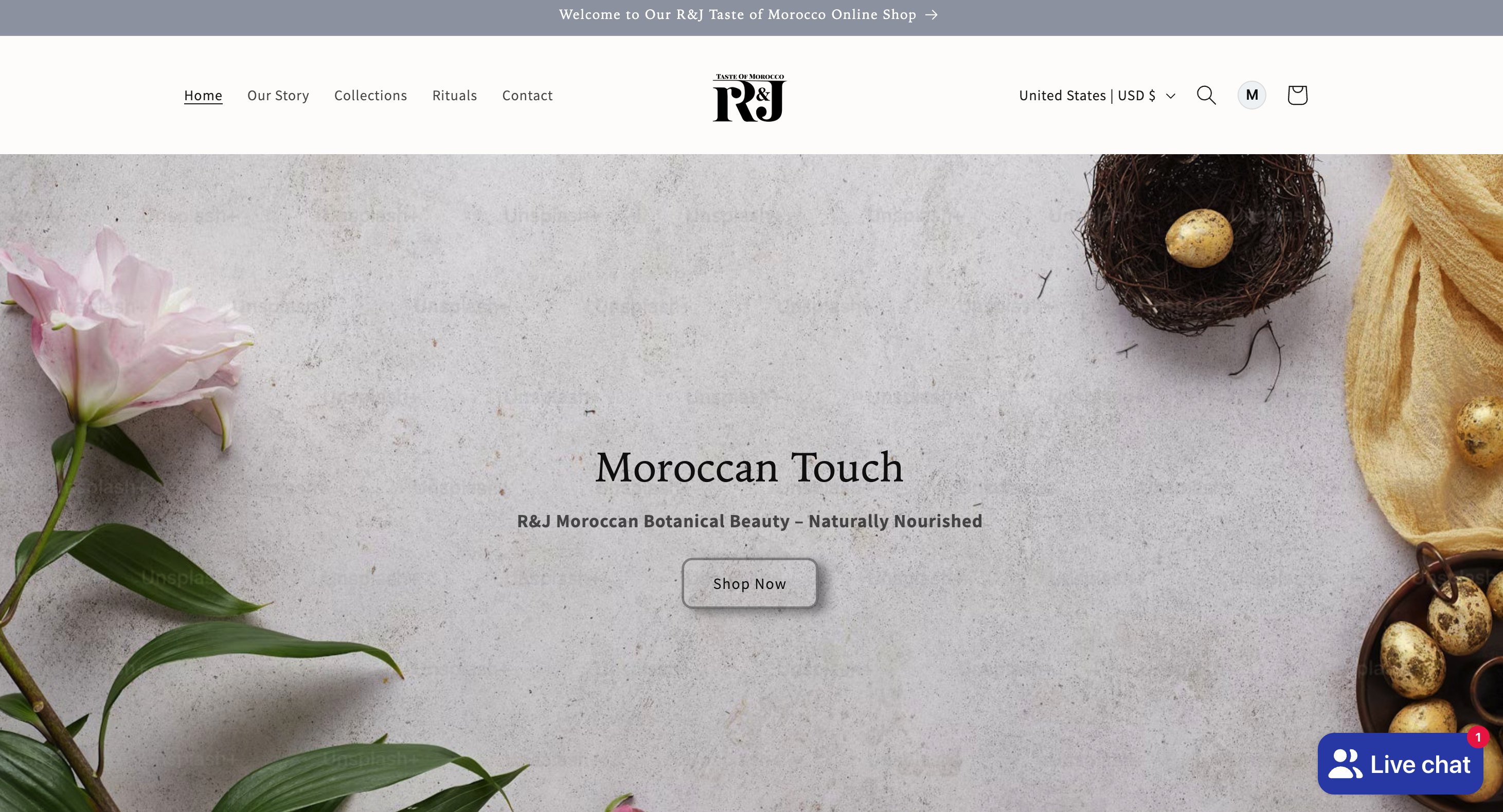 RJ Taste of Morocco Website